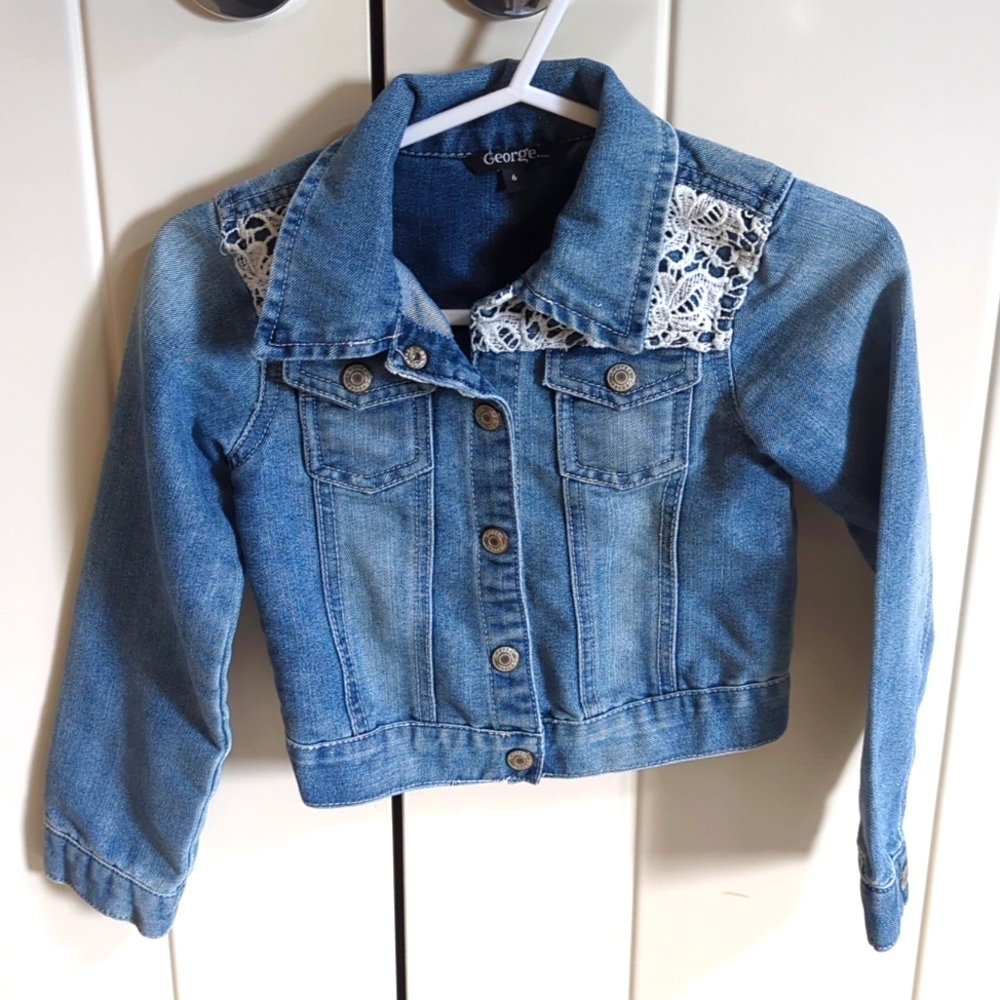 Size 6 girls jean jacket